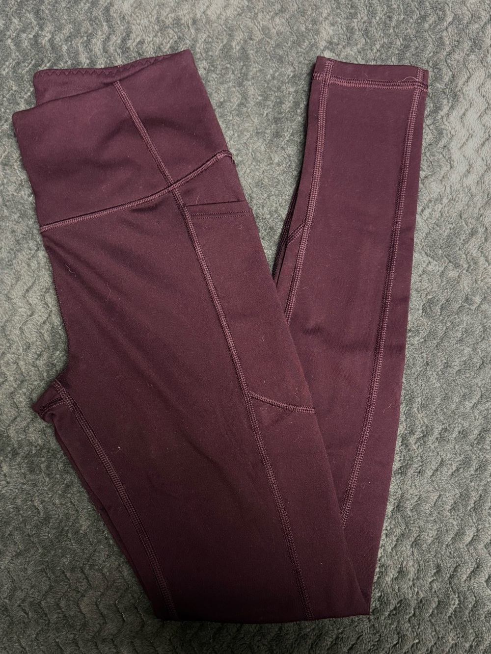 Women’s High-Waist Burgundy Leggings